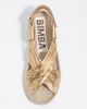 BIMBA Y LOLA BIMBA Y LOLA Leather Jute Wedge Sandal - 5