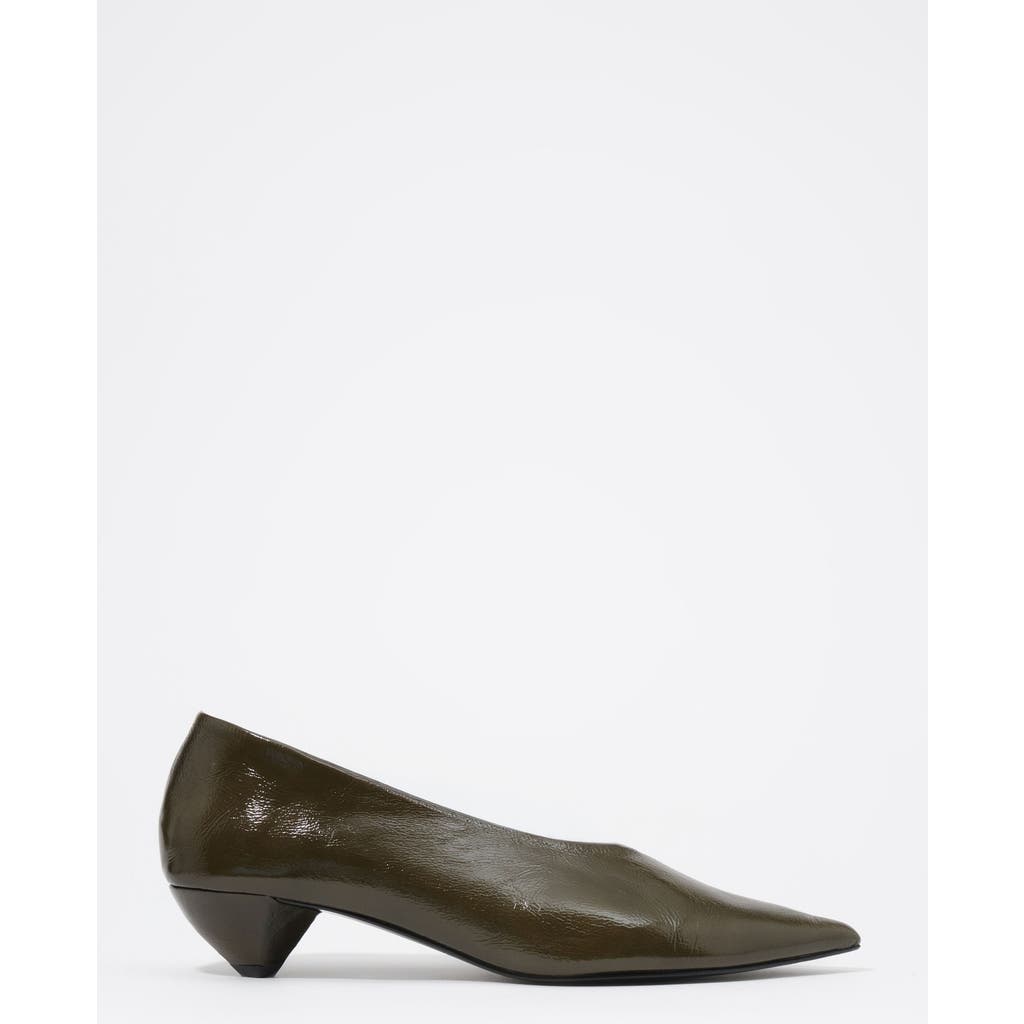 BIMBA Y LOLA BIMBA Y LOLA Leather low heel court shoe