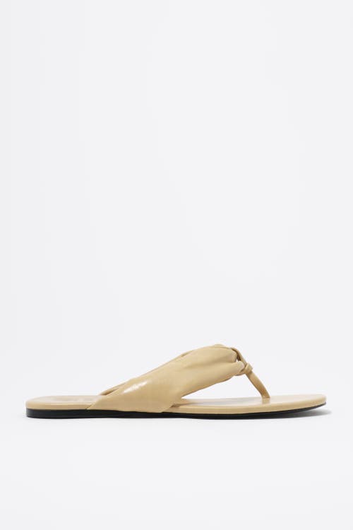 BIMBA Y LOLA BIMBA Y LOLA Leather Tubular Flat Sandal