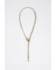 BIMBA Y LOLA BIMBA Y LOLA Long Engraved Logo Metal Necklace - 1