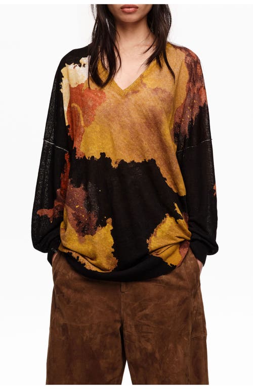 BIMBA Y LOLA BIMBA Y LOLA Long Straight-Fit Linen Sweater