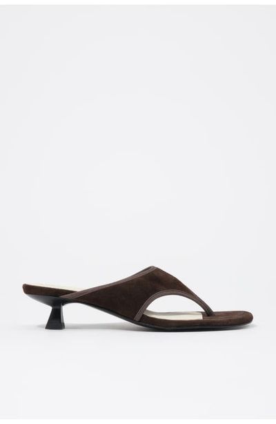 BIMBA Y LOLA BIMBA Y LOLA Low-Heel Suede Sandals