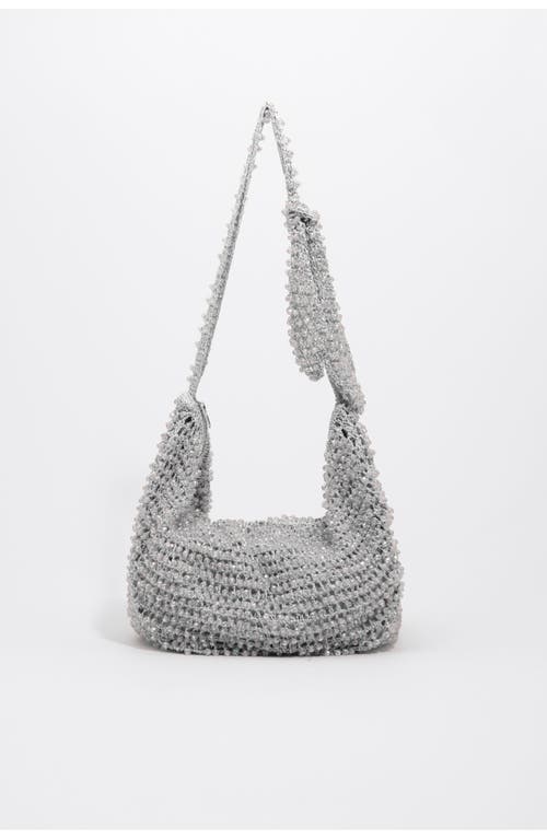 BIMBA Y LOLA BIMBA Y LOLA Medium Crochet Beaded Shoulder Bag