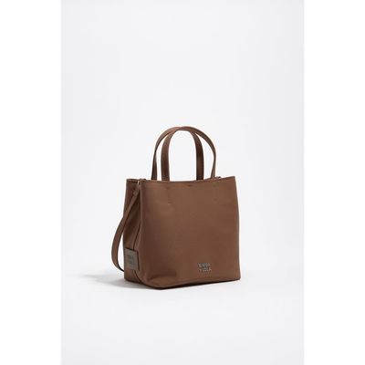 BIMBA Y LOLA BIMBA Y LOLA Medium Nougat Nylon Chihuahua Bag 