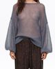 BIMBA Y LOLA BIMBA Y LOLA Mohair Boat-Neck Oversize Sweater - 1