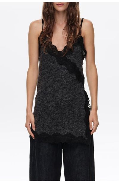 BIMBA Y LOLA BIMBA Y LOLA Mohair Lace Trim Top