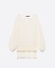 BIMBA Y LOLA BIMBA Y LOLA Mohair Sweater with Fringe Hem - 5