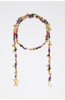 BIMBA Y LOLA BIMBA Y LOLA Multicolor Stones And Fish Necklace
