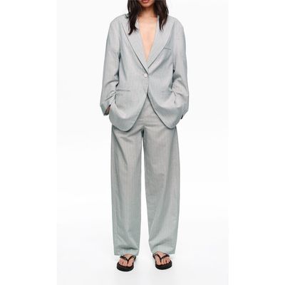 BIMBA Y LOLA BIMBA Y LOLA Oversize Tailored Jacket With Stripes