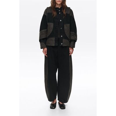 BIMBA Y LOLA BIMBA Y LOLA Oversize Two-Tone Denim Jacket