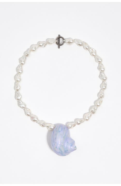 BIMBA Y LOLA BIMBA Y LOLA Pearl And Enameled Seashell Necklace