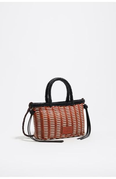 BIMBA Y LOLA BIMBA Y LOLA Plaited Leather XS Bag