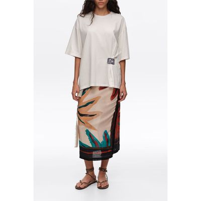 BIMBA Y LOLA BIMBA Y LOLA Positional Sun Midi Wrap Skirt