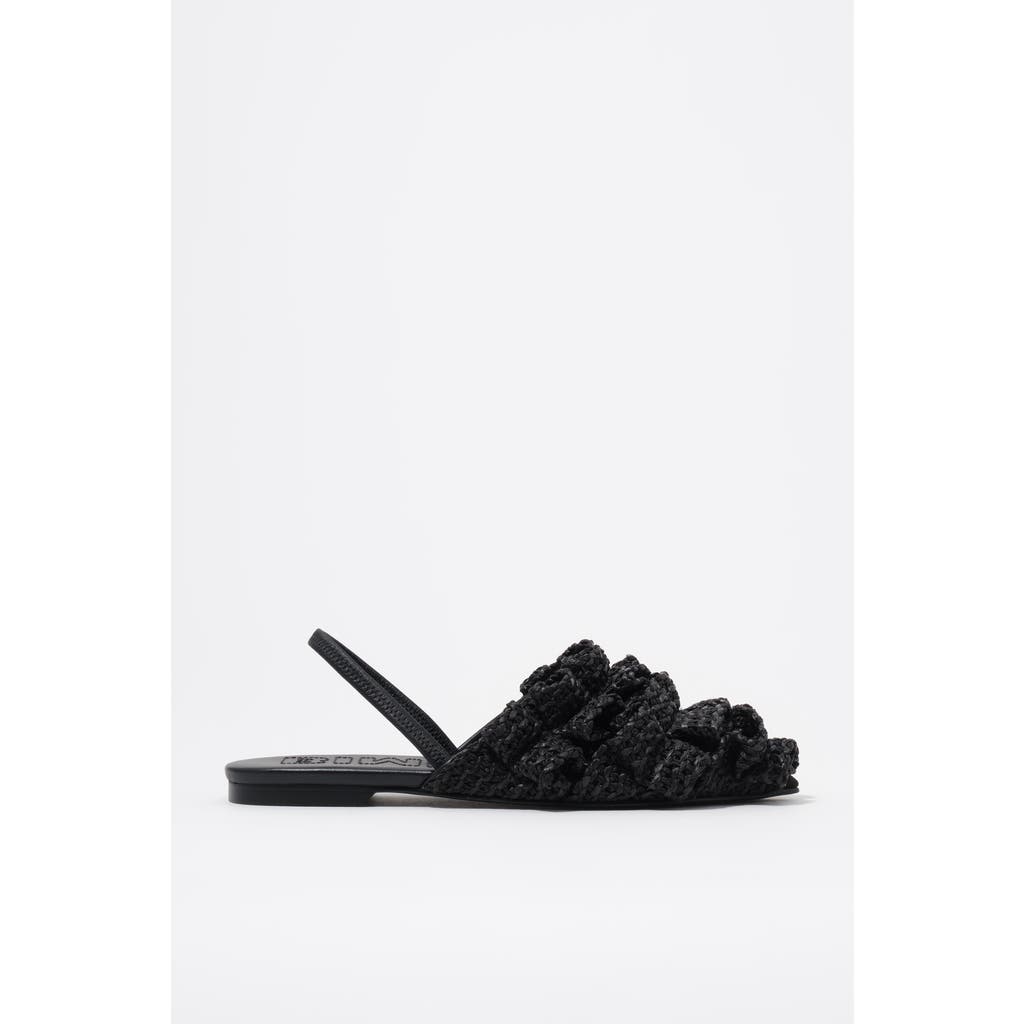 BIMBA Y LOLA BIMBA Y LOLA Raffia Slingback Ballerina Flats