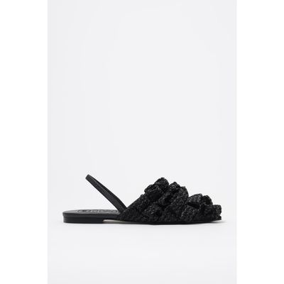 BIMBA Y LOLA BIMBA Y LOLA Raffia Slingback Ballerina Flats
