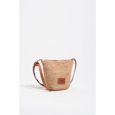 BIMBA Y LOLA BIMBA Y LOLA Raffia Woven Mini Bag