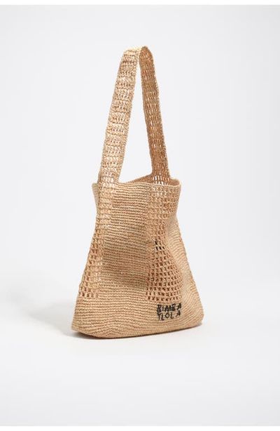 BIMBA Y LOLA BIMBA Y LOLA Raffia Woven Shoulder Bag