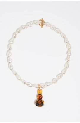 BIMBA Y LOLA BIMBA Y LOLA Resin Rabbit And Pearl Necklace