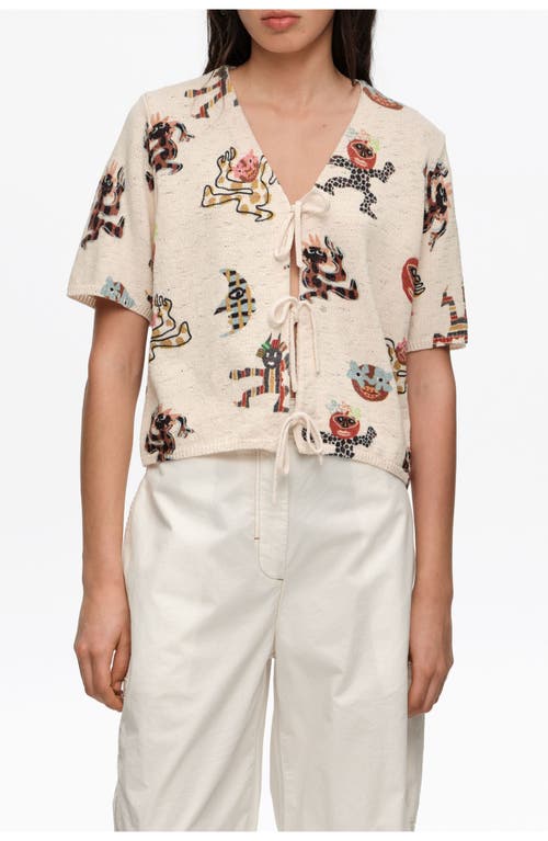 BIMBA Y LOLA BIMBA Y LOLA Samba Knit Cardigan With Ties 