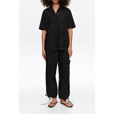 BIMBA Y LOLA BIMBA Y LOLA Scarf-Embroidered Patchwork Trousers