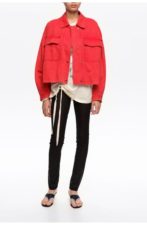 BIMBA Y LOLA BIMBA Y LOLA Short Faded Cotton Jacket