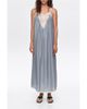 BIMBA Y LOLA BIMBA Y LOLA Silk Lace Strap Maxi Dress - 1