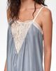 BIMBA Y LOLA BIMBA Y LOLA Silk Lace Strap Maxi Dress - 2