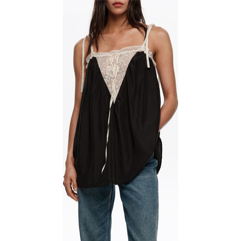 BIMBA Y LOLA BIMBA Y LOLA Silk Lace Vest Top