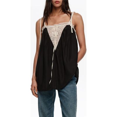 BIMBA Y LOLA BIMBA Y LOLA Silk Lace Vest Top
