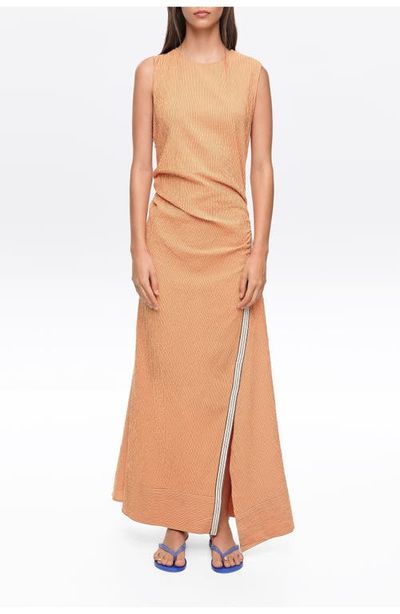 BIMBA Y LOLA BIMBA Y LOLA Sleeveless Dress With Striped Overlay Strap