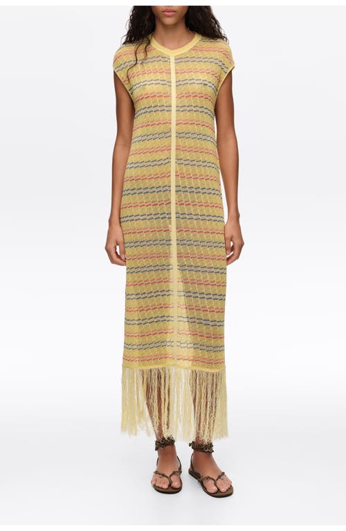 BIMBA Y LOLA BIMBA Y LOLA Sleeveless Knit Dress With Fringing