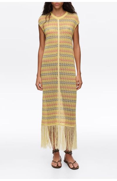 BIMBA Y LOLA BIMBA Y LOLA Sleeveless Knit Dress With Fringing