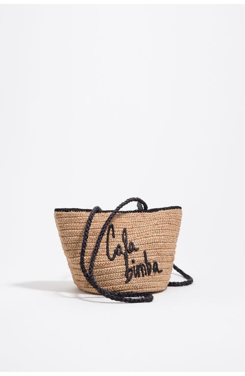 BIMBA Y LOLA BIMBA Y LOLA Small Raffia Basket Bag
