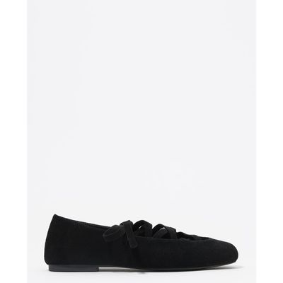 BIMBA Y LOLA BIMBA Y LOLA Split Leather Ballerina