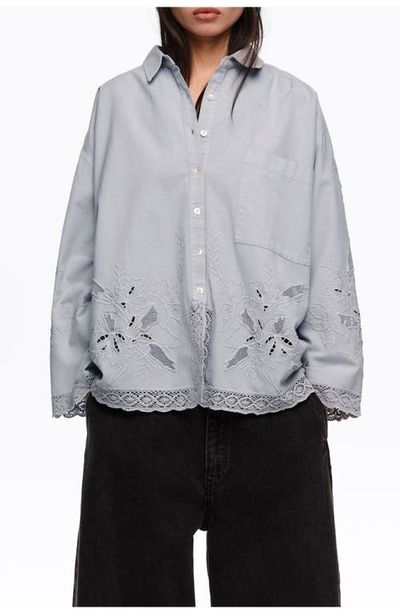 BIMBA Y LOLA BIMBA Y LOLA Straight-fit Shirt With Embroidery