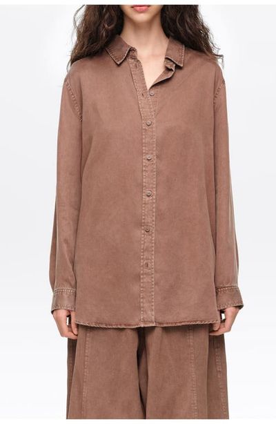 BIMBA Y LOLA BIMBA Y LOLA Straight Fluid Lyocell Shirt