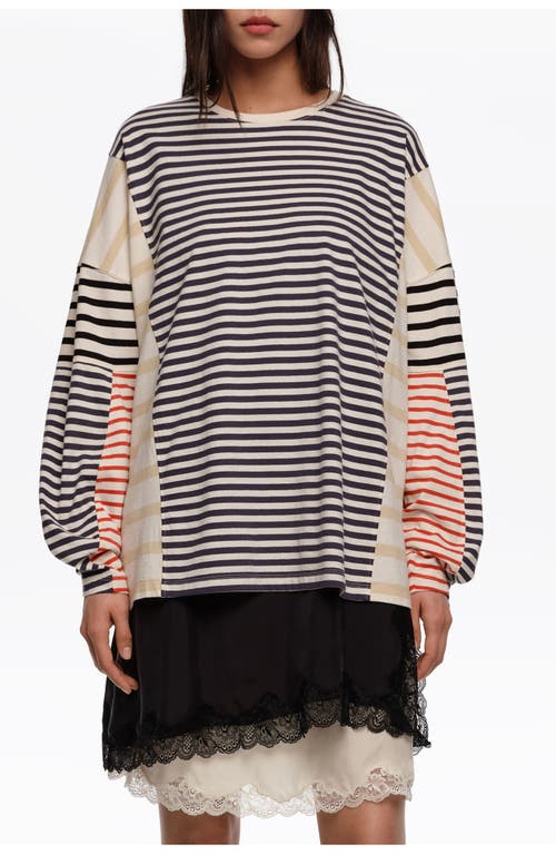 BIMBA Y LOLA BIMBA Y LOLA Striped Oversize T-Shirt