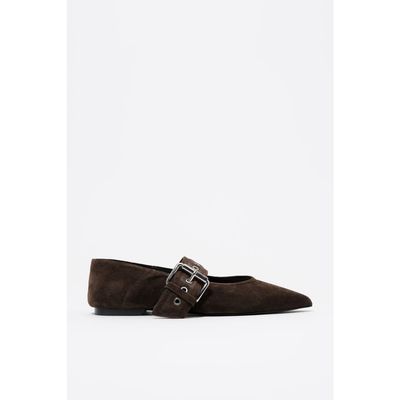 BIMBA Y LOLA BIMBA Y LOLA Suede Ballerina