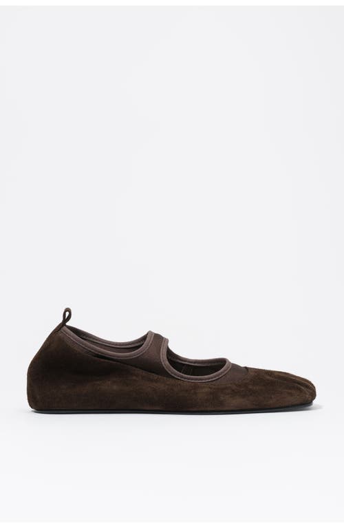 BIMBA Y LOLA BIMBA Y LOLA Suede Tricot Ballerina Flats