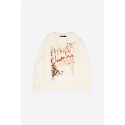 BIMBA Y LOLA BIMBA Y LOLA Toweling V-Neck Sweatshirt