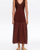BIMBA Y LOLA BIMBA Y LOLA Two-Material A-Line Knit Dress - 1