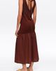 BIMBA Y LOLA BIMBA Y LOLA Two-Material A-Line Knit Dress - 4