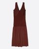 BIMBA Y LOLA BIMBA Y LOLA Two-Material A-Line Knit Dress - 5