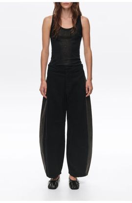BIMBA Y LOLA BIMBA Y LOLA Two-Tone Adjustable Waist Denim Trousers