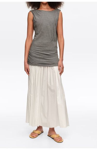 BIMBA Y LOLA BIMBA Y LOLA Two-Tone Melange Gray Sleeveless Dress