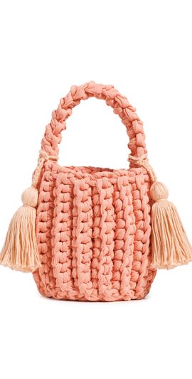 Binge Knitting Binge Knitting Amalfi Bucket Bag Mini Melon One