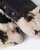 Binibamba Binibamba Buggy leopard-print shearling mittens - 2