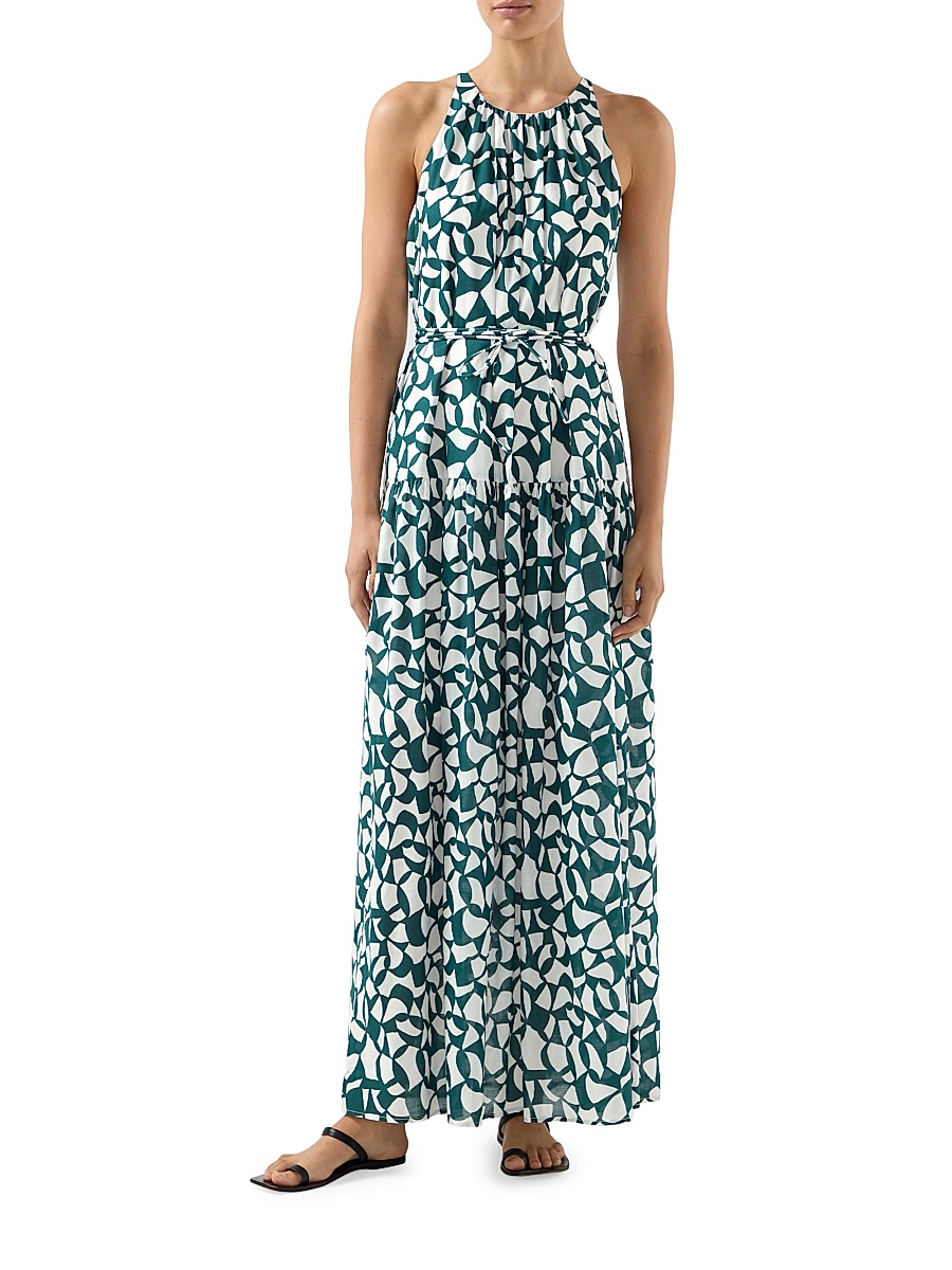 flowy maxi dress near me Flowy Maxi Dress in Blue Denim Ocean Blue / 2XL