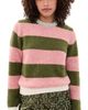 Birds of Paradis Birds of Paradis Cleo Sweater Pink Stripe - 1