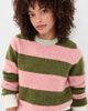Birds of Paradis Birds of Paradis Cleo Sweater Pink Stripe - 2